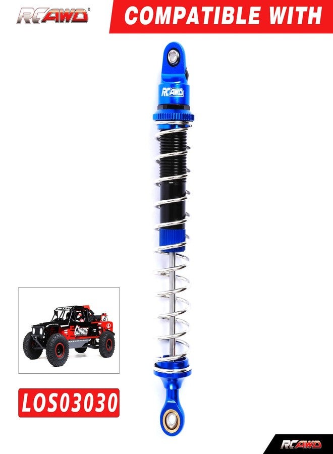 RCAWD Aluminum Shock Absorbers with Spare Springs Front Rear 6pcs for Losi 1/10 Baja Rey Hammer Rey U4 Upgrade Parts (Dark Blue) - Image 2
